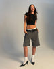 Image of Setya Long Line Tailored Shorts in Anthrazit