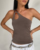 Bild von Odette O Ring Detail Top in Slinky Mocha