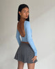 Image of Xiabon Langärmeliges Top in Nantucket Blau
