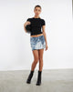 Bild von MOTEL X JACQUIE Ina Mini Rock in Denim Tasche