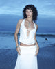 Bild von Inda Plunge Top aus Jersey Elfenbein