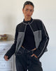 Image of Indira Jacke in Schwarz und Dunkelgrau