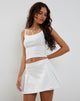 Bild von Inica Plissee-Minirock in Off White
