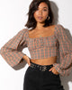 Bild von Irene Crop Top in Country Check