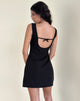 Image of Irinel Minikleid mit Schleife hinten in Schwarz