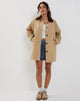 Image of Izora Kurzer Trenchcoat in Tan