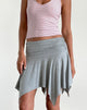 Bild von Jamelia Minirock aus weichem Jersey Grau meliert