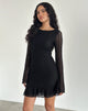 Image of Janawa Rückenfreies Minikleid aus Spitze Schwarz