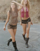 Image von Jarelia Stud Shorts in Tailoring Braun