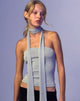 Image of Jeldia Bandeau Top und Skalf Set in Silber