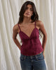 Bild von Jepuni Cami Top in Burgundy