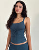 Bild von Joanie Rib Knit Top in Ocean Storm