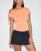 Bild von Jophiel Cut Shoulder Top aus Cupro Coral