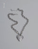 Bild von Jude Chunky Heart Halskette von Gemini Jewels