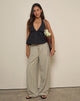 Image der Juria Hose in neutralem Khaki-Streifen