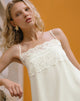 Bild von Juvia Babydoll Minikleid aus Chiffon Elfenbein