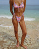 Image of Leyna Bikiniunterteil in Pastellrosa Tartan