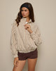 Image of Kalle Shell Jacke in braunem Karo