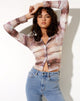 Image of Kelly Shirt aus abstraktem Tiernetz