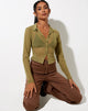 Image von Kelly Shirt in Mesh Olive
