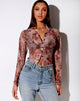 Bild von Kelly Shirt in Mesh Peach Bloom