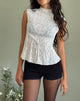 Bild von Kimbra Ärmelloses Top in Crinkle Ivory