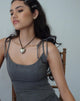 Bild von Kiona Korsett-Top in Anthrazit