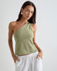 Image of Klazari Top aus Jersey Salbei Grün