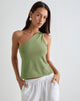 Image of Klazari Top aus Jersey Salbei Grün