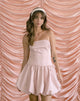 Bild von Krayofa Puffball Mini Dress in Baby Pink