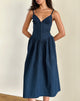 Bild von Krista Maxikleid aus Popeline Navy