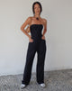 Bild von MOTEL X JACQUIE Kyaria Bandeau Jumpsuit in Schwarz