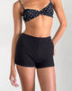 Abbildung der Kyomi Shorts in Schwarz gerippt