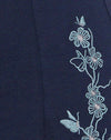 Marineblaue Blume Emb