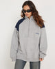 Image of Laksa Sweatshirt in Grau und Marl Navy