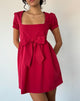 Image of Leshiana Minikleid aus Popeline Adrenalin Rot