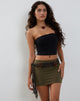 Bild von Lidya Minirock in Khaki Lycra
