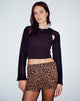 Bild von Lidya Minirock in Leopard Daze Braun