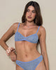 Image of Lindap BH aus floraler Spitze Blau