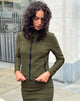 Image of Livia Jacke in Tailoring Army Green