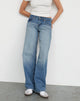 Bild von Low Rise Parallel Jeans in Powder Blue