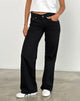 Image of Low Rise Parallel Jeans in Rinse Schwarz