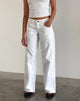 Bild von Low Rise Parallel Jeans in True White