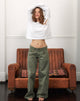 Bild von Low Rise Roomy Jeans in Fern Green