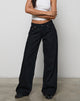 Image of Low Rise Roomy Jeans in Rinse Schwarz