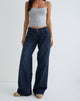 Bild von Low Rise Roomy Jeans in Smokey Blue