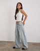 Bild von Low Slung Roomy Jeans in Breeze Blue Wash