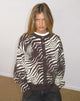 Image of Luceta Strickjacke in Wild Animal