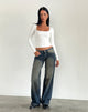 Bild von Low Rise Parallel Jeans in Amber Wash
