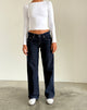Image der Low Rise Parallel Jeans in Indigo